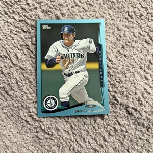 2014 Topps Series 2 Walmart Blue #342 Brad Miller (Mariners) Retail Only - Picture 1 of 1