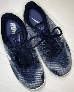 Unique Nike Womens Flex 2018 RN AA7408-400 Blue Running Shoes Sneakers Size 8 - Picture 1 of 8