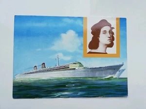 Card Illustrated IN Colours By 'Italy' Society By Navigation - Picture 1 of 2