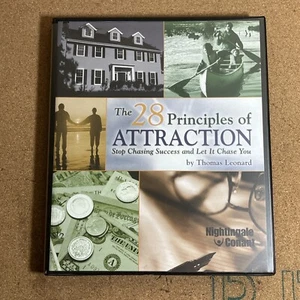 The 28 Principles of Attraction Thomas Leonard Nightingale - 7 CASSETTE Set - Picture 1 of 6