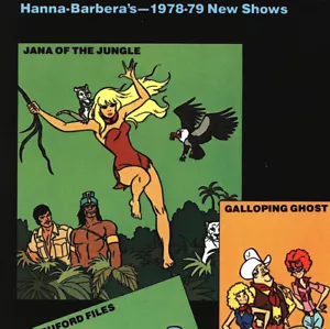 WONDERFUL RARE HANNA BARBERA ANIMATION 1978-79 NEW SHOWS PROMOTIONAL CARD - Picture 1 of 3