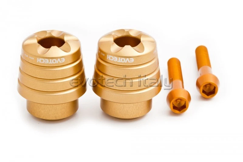 EVOTECH CONTRAPPESI BILANCIERI HONDA CBR 1000 RR 2004-2018 ORO GOLD BARENDS - Immagine 1 di 1