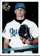 1997 Rancho Cucamonga Quakes Grandstand 7 Keith Davis Vacherie Louisiana LA Card