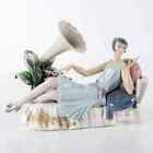 Lladro 5176 Porcelain Lady Lying On Divan Figurine