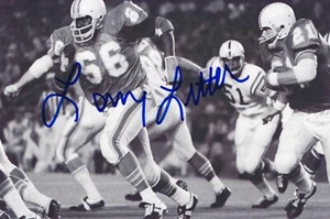 LARRY LITTLE NFL HOF Dolphins Football Auto Autographed Signed 4x6 Photo B - Picture 1 of 1