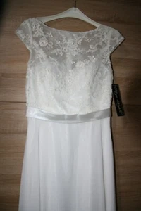 Hochzeitskleid mit Stola Schal gr.38 NEU mit Etikett Brautkleid M Magic Night - Bild 1 von 10