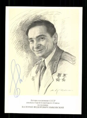 Andrijan G. Nikolaev Russischer Kosmonaut Sojus 9 Original Signiert # BC 217964 - Bild 1 von 2