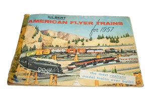 American Flyer Model Trains Catalog 1957 Gilbert Brochure Vintage Rail Road Vtg - Picture 1 of 7
