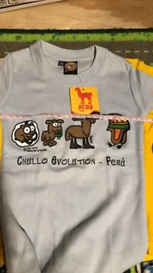 NWT llama life cycle Peru tshirt Cuy Arts child size 4 - Picture 1 of 3