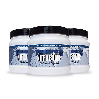 PHARMASPORTS Nitro Bomb Nitrix 720 Kapseln Spezial Arginin Citrullin Traubenkern Norvalin usw