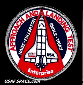 ALT APPROACH AND LANDING TEST ORIGINAL A-B Emblem ENTERPRISE NASA SHUTTLE PATCH - Picture 1 of 2