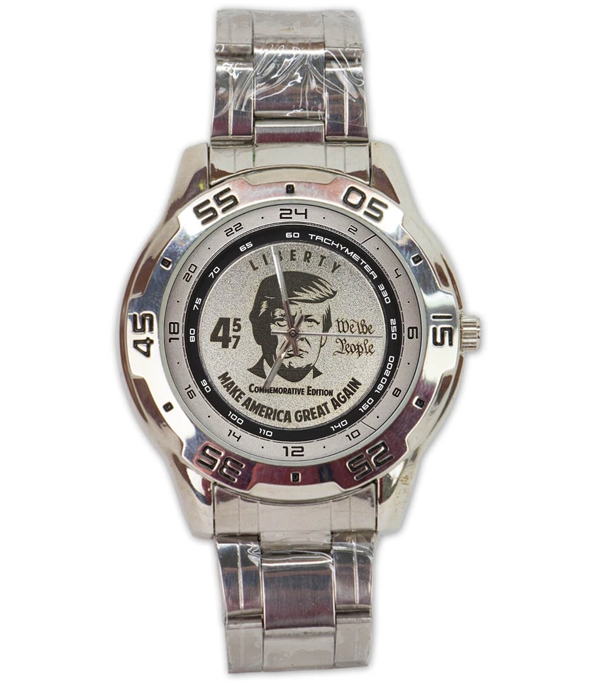 ¡Oferta! Reloj Robo TRUMP Edición Conmemorativa Casual Acero Inoxidable! Foto 1 de 1
