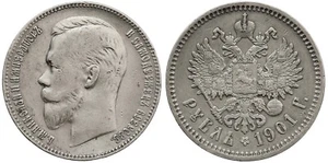 i-600049 Russland 1 Rubel 1901 fz. XF - Bild 1 von 2