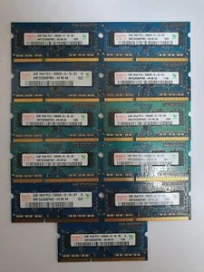 11x 2GB DDR3 RAM SO-DIMM Notebook Konvolut PC3-10600S Hynix HMT325S6BFR8C-H9 N0 - Bild 1 von 4