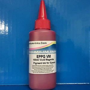 Tinta de recarga 2x100 ml PIGMENT VIVID MAGENTA para impresora Epson foto CISS recarga - Imagen 1 de 1