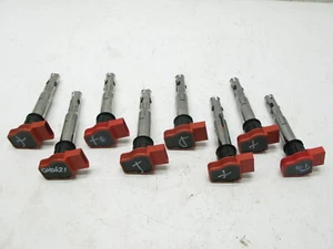 07-18 AUDI D3 A8 A8L A6 S4 4.2 V8 IGNITION COIL PACK SET OF 8 OEM 040621 - Picture 1 of 6