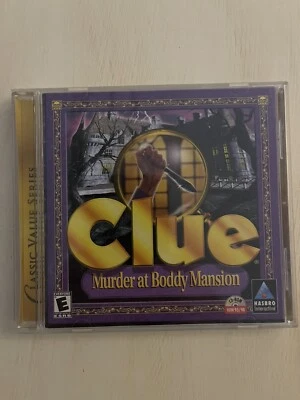 Vintage 1998 Clue PC Video Game Murder at Boddy Mansion Rated E USA - Image 1 of 4
