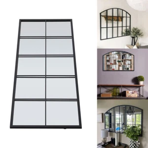 Large Arch Mirrors Window Style Wall Mirror Home Decor Rustic Art Room Hallway - Picture 1 of 12