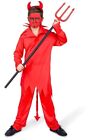 RED DEVIL BOY DEMON CHILD FANCY DRESS HALLOWEEN COSTUME