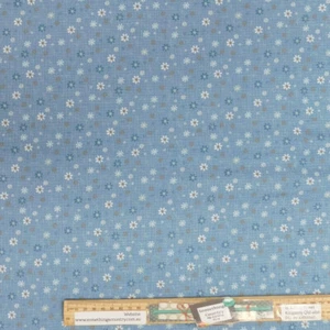 Quilting Patchwork Fabric Something Borrowed Blue Floral 50x55cm FQ - Picture 1 of 5