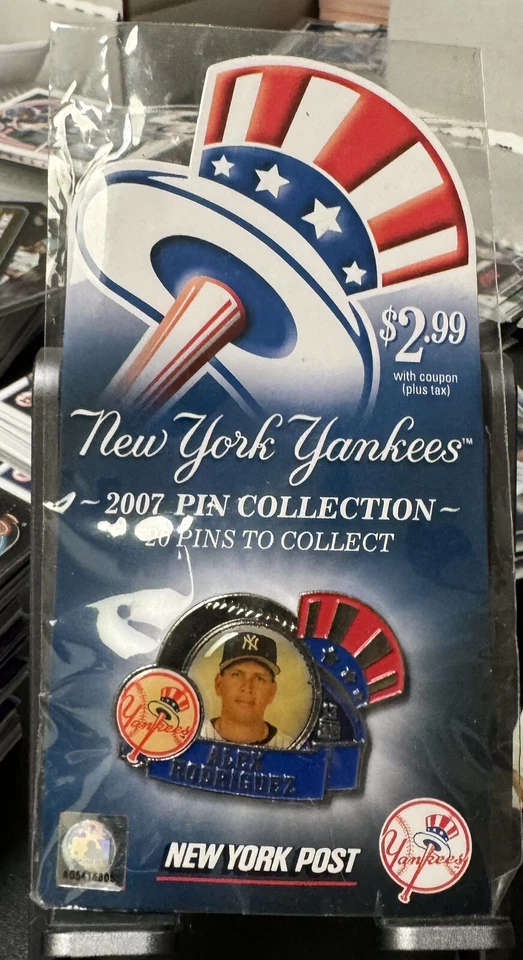 Alex Rodriguez 2007 New York Yankee Post Pin Collection   - Image 1 of 1