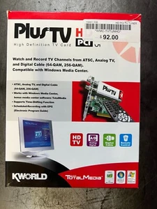 KWORLD PlusTV HD PCI-120 High Definition TV Card Complete Opened But New In Box - Picture 1 of 2