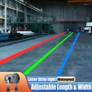 Luces de proyección láser industriales señales de advertencia acera línea láser focos - Imagen 1 de 20