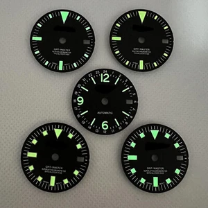28.5MM Vintage Middle Eastern Watch Dial GMT Model 3 Watch for NH34 Movement - Picture 1 of 5