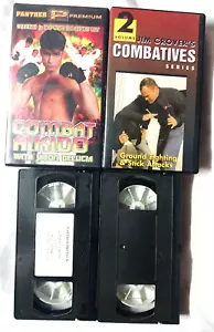 COMBAT ALKIDO JASON DELUCIA VOL 3 UND JIM GOVER COMBTIVES SERIE VOL 2 VHS BAND - Bild 1 von 10