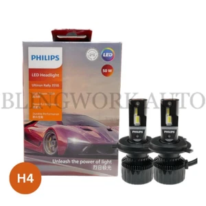 PHILIPS H4 Ultinon Rally 3550 LED Car Headlight Bulbs Kit 50W 6500K White Hi/Lo - Picture 1 of 6