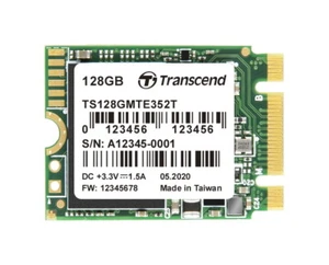 128GB Transcend MTE352T M.2 PCIe NVMe Gen3x2 2230 Internal SSD - Picture 1 of 3
