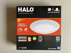 Halo SLD6129S1EMWR LED 6" Rundfeld wählbar CCT Aufputz Einbauleuchte - Bild 1 von 10