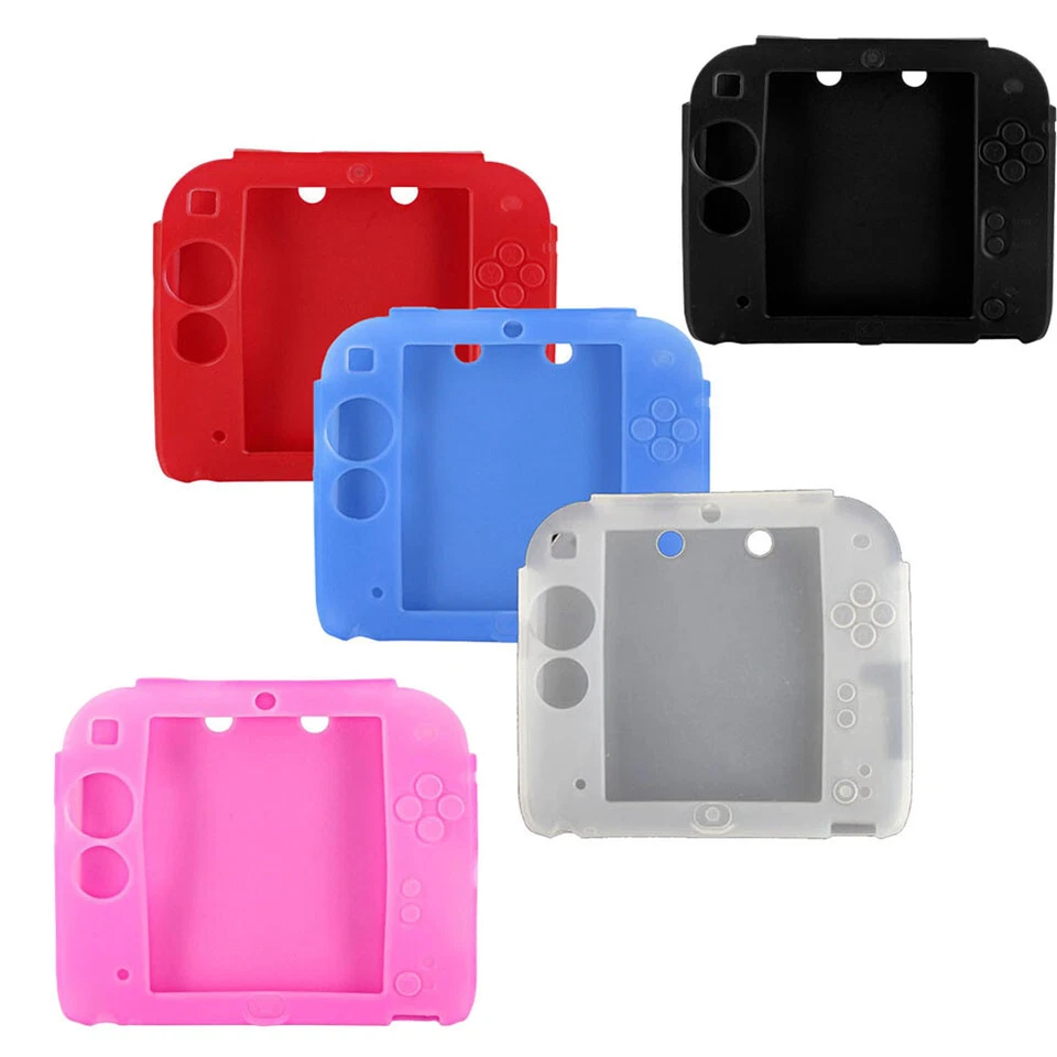 For Nintendo 2DS Soft Silicone Rubber Gel Skin Case Cover Protective Shell - Image 1 of 4