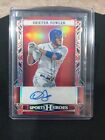 2024 Leaf Dexter Fowler Sports Heroes Red Variation Auto 7/10 #BA-DF1