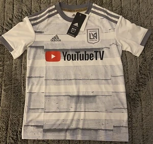 Adidas Youth LAFC Los Angeles Football Club Away Soccer Jersey. Youth Sz: Large - Picture 1 of 7