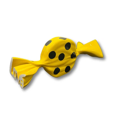 Scultura Colorata a Pois In Resina Pop Art di Sagrasse - omaggio a Yayoi Kusama - Immagine 1 di 4