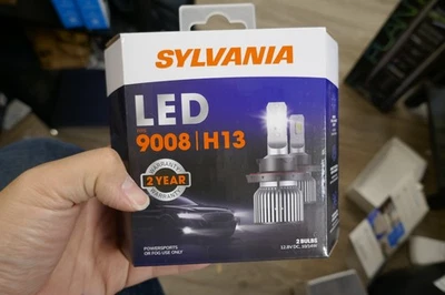 NEW Sylvania LED 9008/H13 Headlight 6000K 2 Bulbs (H13LEDSP.BX2) #C0 - Image 1 of 2