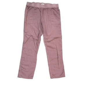 Faherty Pants Womens M Heather Red Essential Pull On Jogger - Picture 1 of 10