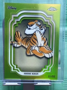 2024 Topps Chrome UK Disney Green Refractors #31 Shere Khan /99 - Picture 1 of 2