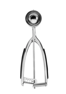 🔥NUEVO🔥 KitchenAid Cuchara de masa para galletas de acero inoxidable 0,3 lb negra - Imagen 1 de 8