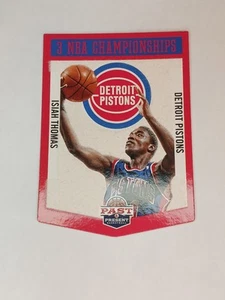 2012-13 Past & Present #6 Isiah Thomas Championship Banners PISTONS - Picture 1 of 2
