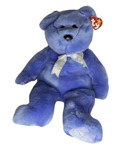 Ty Beanie Buddy Clubby II Oso Etiquetas Azules 14” Peluche Juguete Peluche Suave 1999 - Imagen 1 de 14