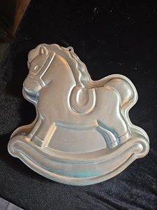 Wilton 1984 Rocking Horse Cake Pan 2105-2388 Korea Vtg - Picture 1 of 5