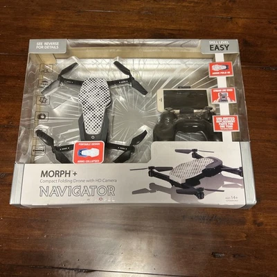 Propel Navigator Morph+ Compact Folding Drone With HD Camera White NV-3851 - Image 1 of 4