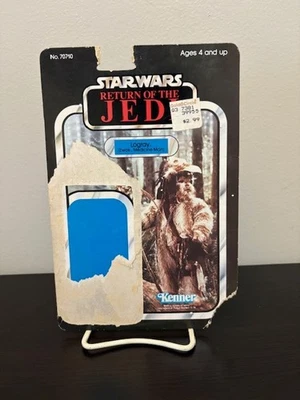 Vintage Kenner Star Wars ROTJ Logray 65 Cardback - Image 1 of 2