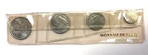 Rare 1965 FRENCH POLYNESIA 4 COIN MONNAIE DE PARIS Mint Set Tahiti - Picture 1 of 4