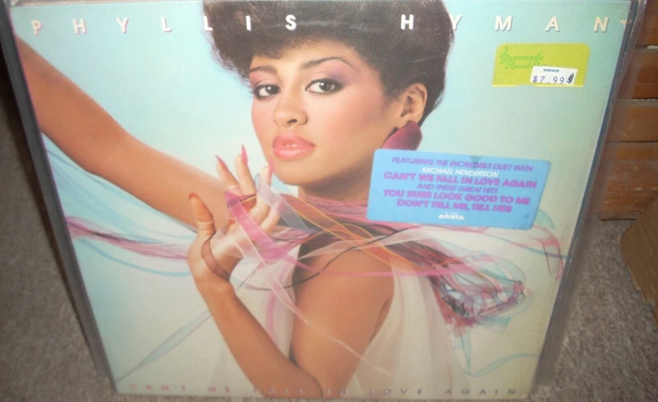 PHYLLIS HYMAN can't we fall in love again ( r&b ) hype sticker - Image 1 of 1