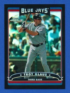 2006 Topps Chrome BLACK REFRACTOR Parallel #78 Troy Glaus /549 MINT - Picture 1 of 3