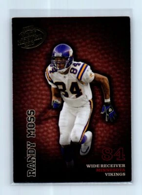 2003 Playoff Hog Heaven Randy Moss #83 Vikings HOF - Image 1 of 2