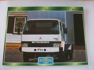 CARTE FICHE CAMION PORTEUR MITSUBISHI FH 78 TD CANTER 1990 - Picture 1 of 1